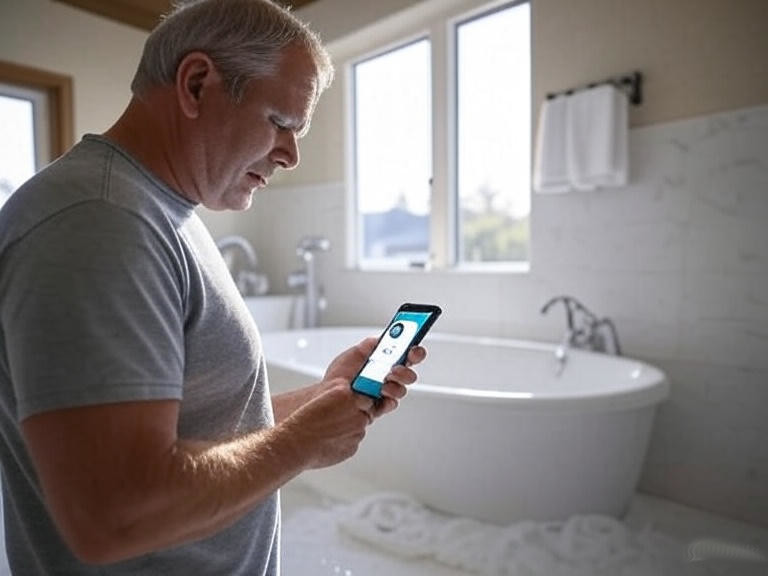 Homeowner using chatbot